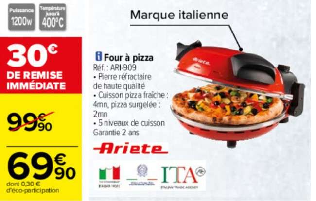 Four à pizza Ariete ARI-909