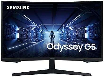 Écran PC gaming 32" Samsung Odyssey G5 (LC32G53TQWRXEN) - WQHD, 144 Hz, Dalle VA, Incurvé, 1 ms, FreeSync Premium