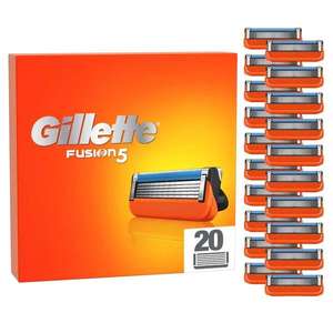 Pack de 20 lames de rasoir Gillette Fusion 5 (Frontaliers Belgique)