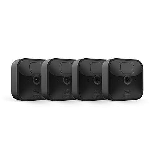 Lot de 4 caméras de surveillance sans-fil Blink Outdoor - full HD, avec Blink Sync Module 2