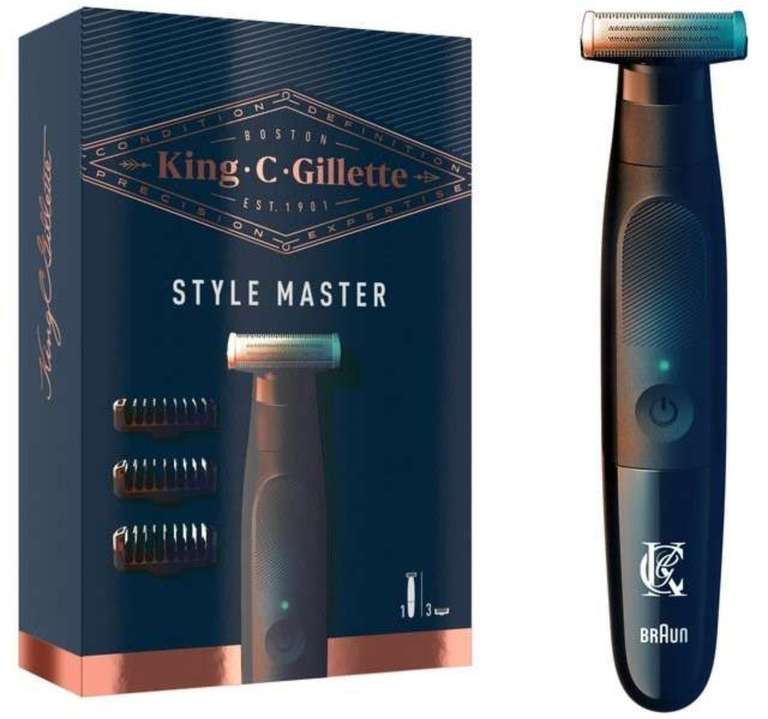 Tondeuse à barbe Gillette King-C Style Master (via 27.93€ sur la carte de fidélité)