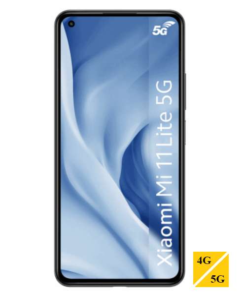 Smartphone 6.5" Xiaomi Mi 11 Lite 5G - Full HD+, Snapdragon 780G, 8 Go RAM, 128 Go ROM, 64 Mpx (Via 100€ de bonus reprise et 50€ d'ODR)