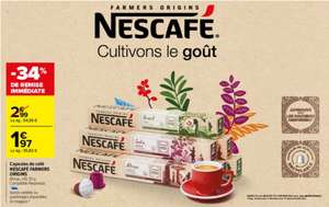 3 Paquets de 10 dosettes de café Nescafé Nespresso (via ODR de 3€)