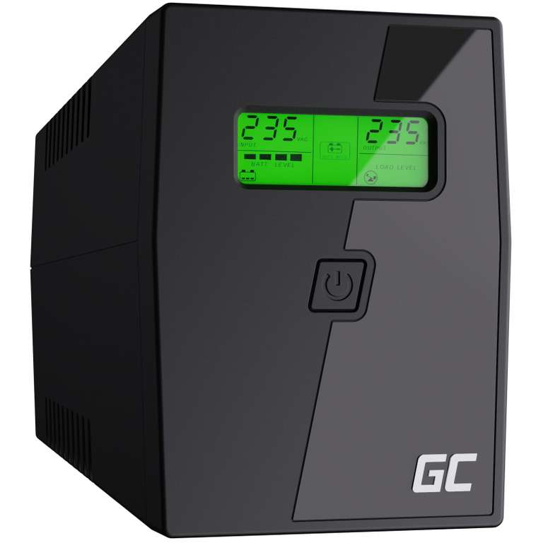 Onduleur line-interactive Green Cell UPS/USB 800VA 480W 2 prises Schuko + monitoring USB (batteryempire.fr)