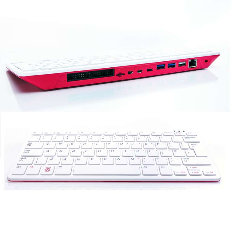 Raspberry Pi 400 FR (AZERTY) - 4 x 1,8Ghz, 4Go RAM, 2x mini HDMI, 2x USB 3.0, 1x USB 2.0 (berrybase.de)