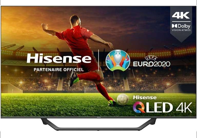 TV 50" Hisense 50A7GQ - QLED, 4K UHD, HDR 10+, Dolby Vision, Smart TV (via ODR 50€ + 54,90€ en RP)