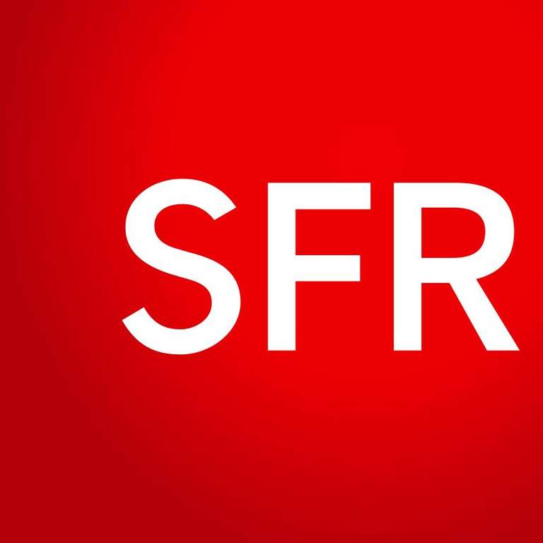 Double Abonnement SFR Fibre Box 7 (jusqu'à 500 Mb/s) + Forfait mobile 90 Go en 4G+ pendant 12 mois (engagement 12 mois)