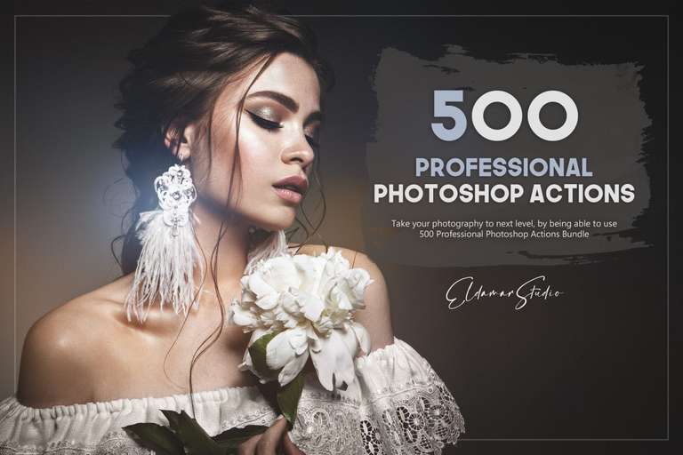 500 Professional Photoshop Actions Bundle gratuit sur PC & Mac (Dématérialisé)