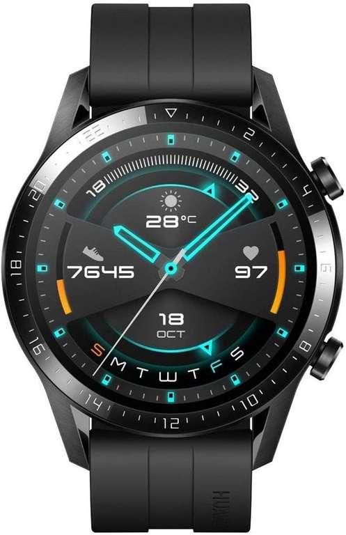 Montre connectée Huawei Watch GT 2 Sport - 46 mm, Noir (Via ODR de 30€)