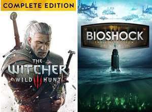 The Witcher 3: Wild Hunt – Game of the Year Edition ou Bioshock: The Collection sur Xbox One (Dématérialisé)