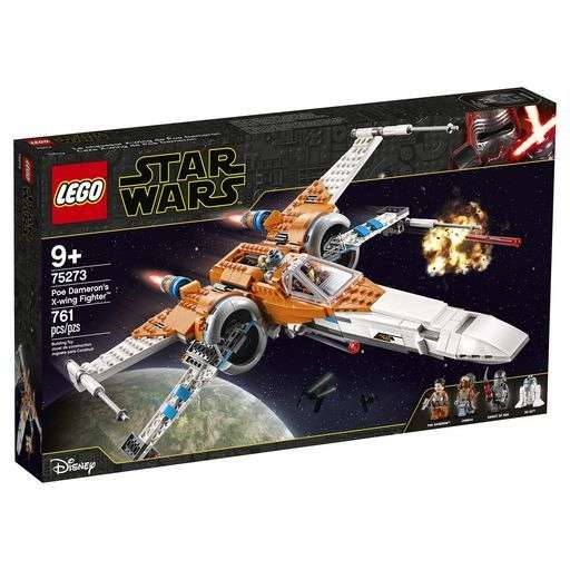Jouet Lego Star Wars 75273 - Le Chasseur X-Wing de Poe Dameron (Via 20€ sur Carte Fidélité)