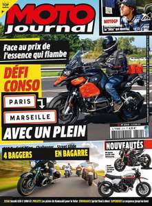 Abonnement d'un an au magazine Moto Journal (23 numéros dont 3 numéros spéciaux)