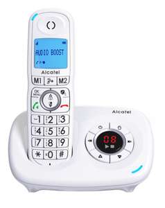Téléphone fixe Alcatel XL585 Solo avec répondeur - blanc
