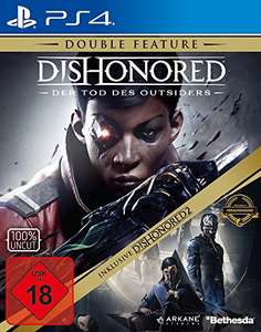 Pack Dishonored 2 + Dishonored La mort de L'outsider sur PS4 (Frais de port inclus)