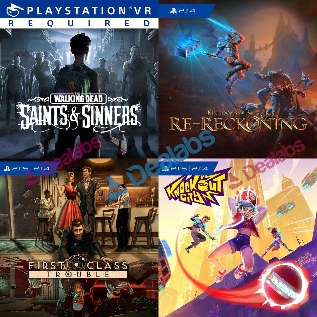 [PS+] The Walking Dead: Saints & Sinners, Kingdoms of Amalur: Re-Reckoning et 4 autres jeux offerts sur PS5/PS4 (Dématérialisés)