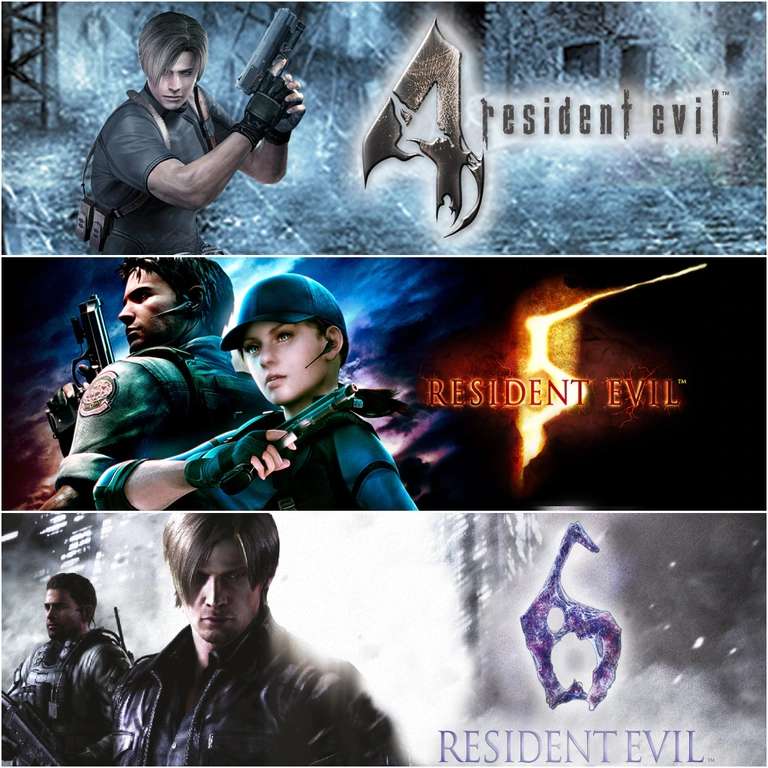 Pack Résident Evil 4, 5 et 6 sur PS4 (Dématérialisé)