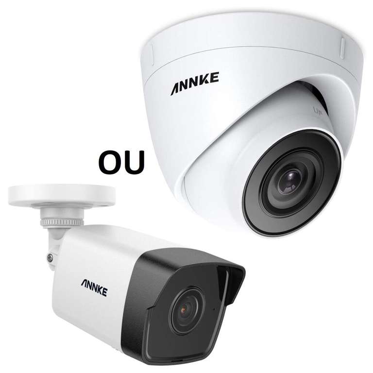 Caméra de surveillance extérieure ANNKE C500 PoE - Full HD, 5MP, Étanche IP67, Vision nocturne 30m, Détecteur de mouvement