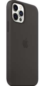 Coque en silicone MagSafe pour Smartphone 6.1" Apple iPhone 12 (Pro) - Noir