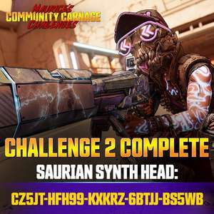 Saurian Synth head gratuit pour Borderlands 3 sur PC (Dématérialisé)