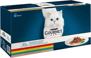 Paquet de 60 barquettes de pâtées pour chats Purina Gourmet Les Filettines en sauce - 60x85 g (5.1 kg)