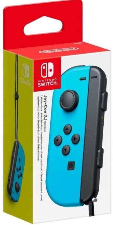 Manette Joy-Con Gauche Bleu Néon pour Nintendo Switch