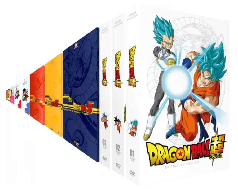 Pack 10 coffrets DVD : Dragon ball + Dragon ball Z + Dragon ball GT + Dragon ball Super + 20 films & OAV - Intégrale collector (non censuré)