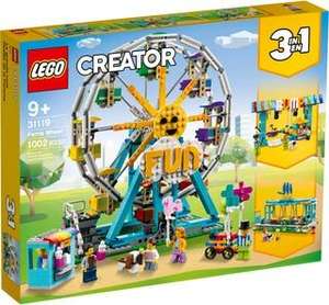 Jeu de construction Lego Creator 3-en-1 La Grande Roue avec Petites Voitures, Fête Foraine n°31119