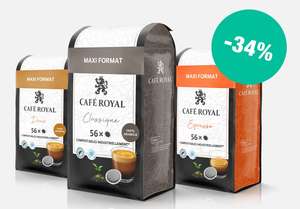 Paquet de 56 dosettes Café Royal compatibles Senseo
