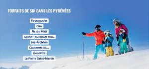 35% de réduction sur les forfaits de ski dans les Pyrénées