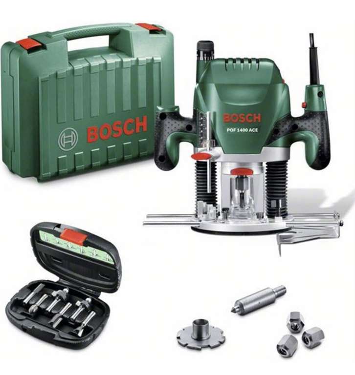 Défonceuse Bosch POF 1400 ACE - 1400 W + accessoires