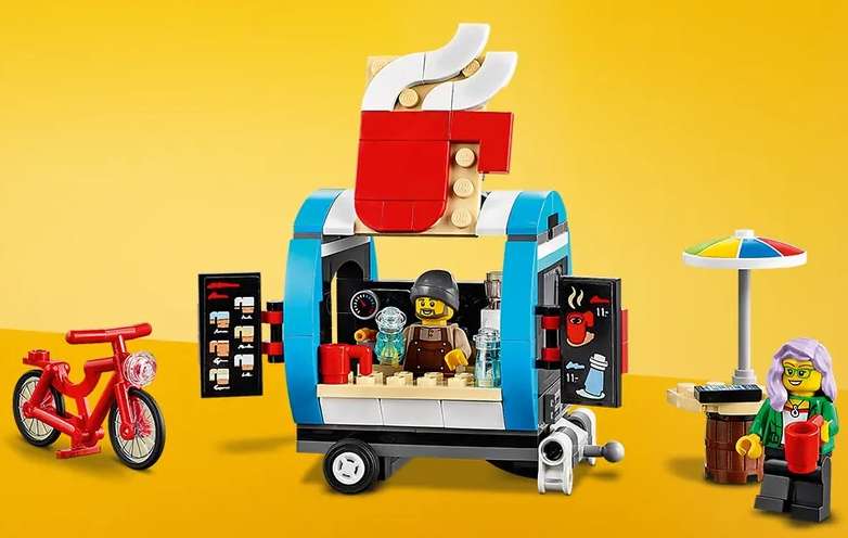 Stand de café Lego offert pour tout achat de plus de 65€
