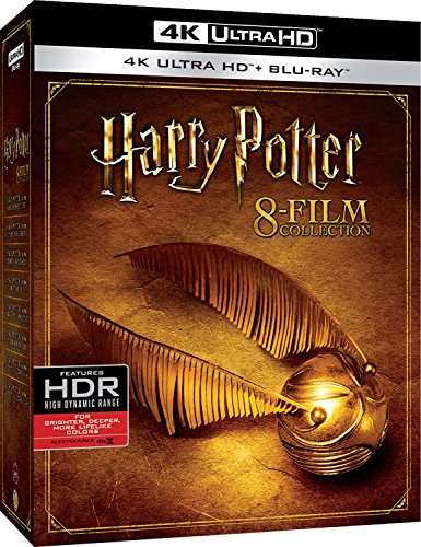 Coffret Blu-Ray 4K UHD + Blu-Ray Harry Potter - L'intégrale des 8 Films (Import Italie)
