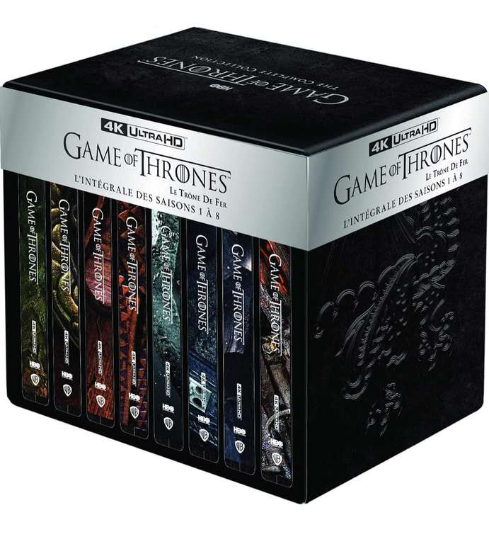 Coffret Blu-ray 4K UHD Game of Thrones - L'Intégrale des saisons 1 à 8 (Version Française)