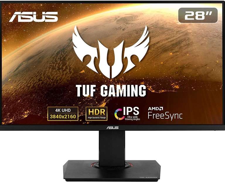 Écran PC 28" Asus TUF Gaming VG289Q - 4K UHD, HDR, LED, IPS, 60 Hz, 4 ms, FreeSync