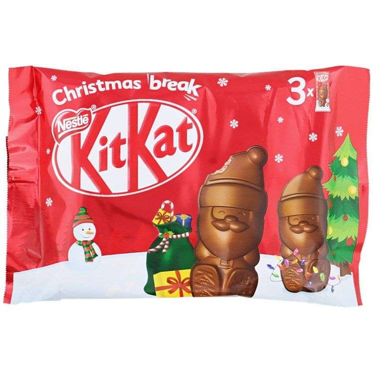 Paquet de 3 barres chocolatées KitKat Christmas Break