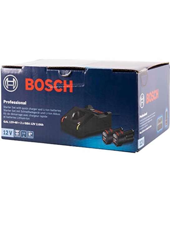 Ensemble 2 batteries Bosch Professional 12V 2Ah + chargeur GAL 12V-40