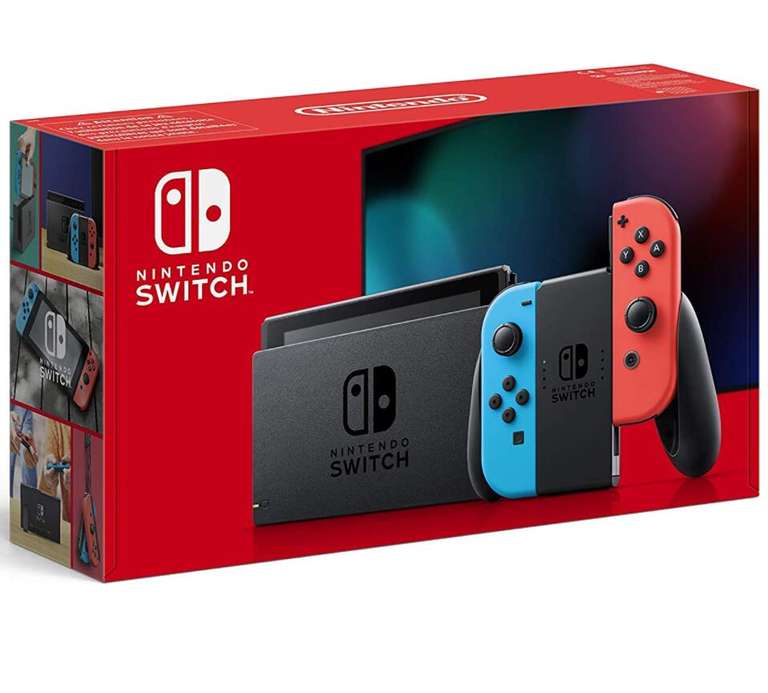 Console Nintendo Switch V2 avec Joy-Con Néon (Via 50€ sur Carte Fidélité) - 186.49€ avec le code SURPRISE30