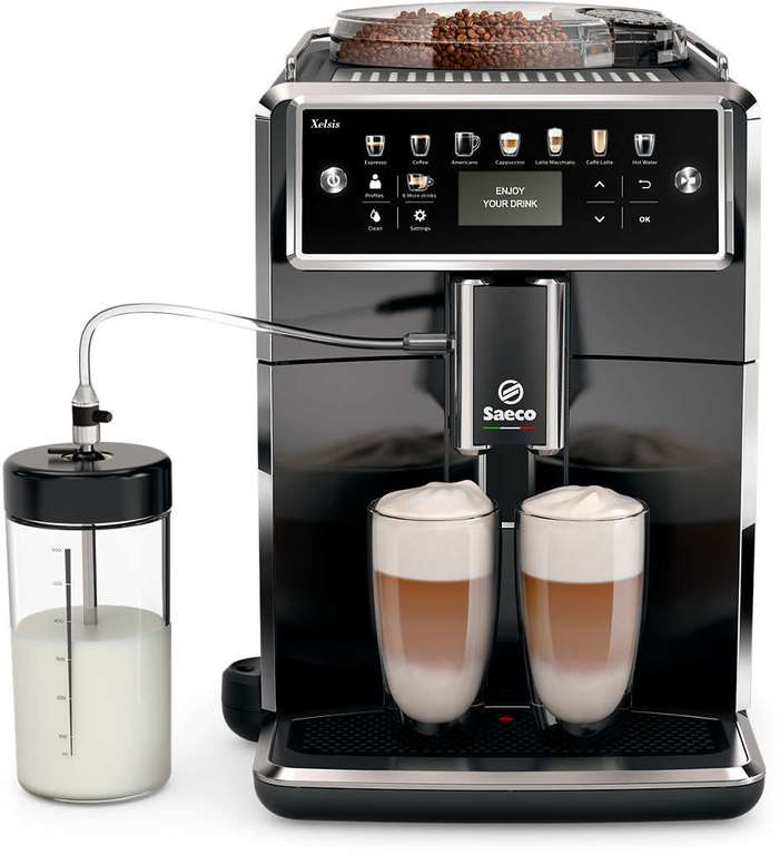 Machine expresso à café grains avec broyeur Saeco Xelsis SM7580/00