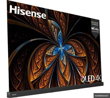 TV OLED 65" Hisense 65A9G - 4K UHD, 120 Hz, HDR10+, Dolby Vision, Smart TV (via ODR 300€)