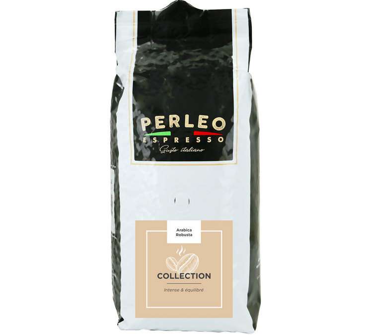 2 Sacs de Café en grains Mélange Collection Perléo Espresso - 2 x 1Kg