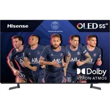 TV OLED 55" Hisense 55A8G - 4K UHD, Dolby Vision, Dolby Atmos, 50 Hz, HDMI 2.1 (Via ODR de 50€)