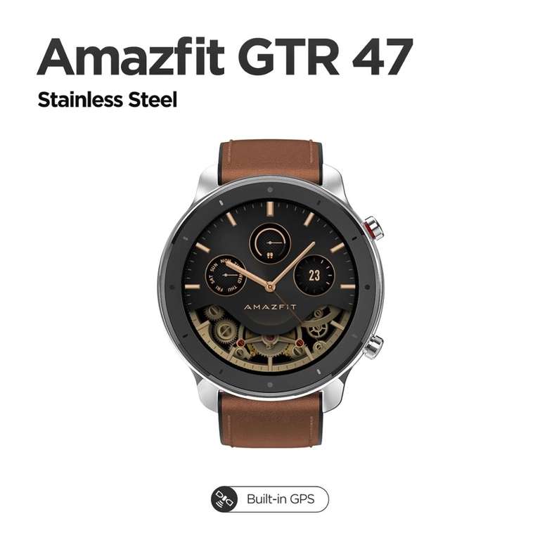 Montre Amazfit GTR - 47mm (60,34€ via code 11AE11)