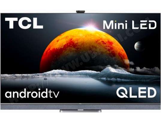 TV 65" TCL 65C822 - 4K UHD, MiniLED, QLED, 100 Hz, HDMI 2.1, Dolby Vision IQ, Dolby Atmos, Smart TV (via ODR de 150€)