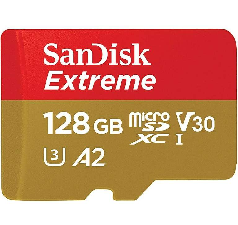 Carte MicroSDXC SanDisk Extrême A2 - 128 Go