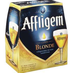 Pack de 6 bières Affligem blonde - 6 x 25 cl