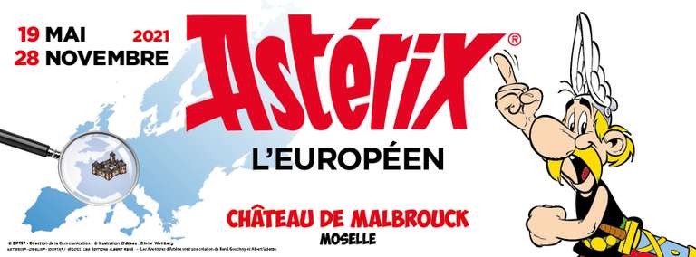 Exposition Astérix l'européen Gratuite au Château de Malbrouck - Manderen-Ritzing (57)