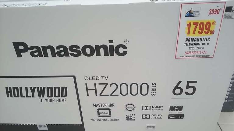 TV 65" Panasonic TX-65HZ2000E - 4K UHD, OLED, HDR10+ - peronne (80)