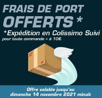 Frais de port offerts pour toute commande supérieure à 10€ (wsport.com)