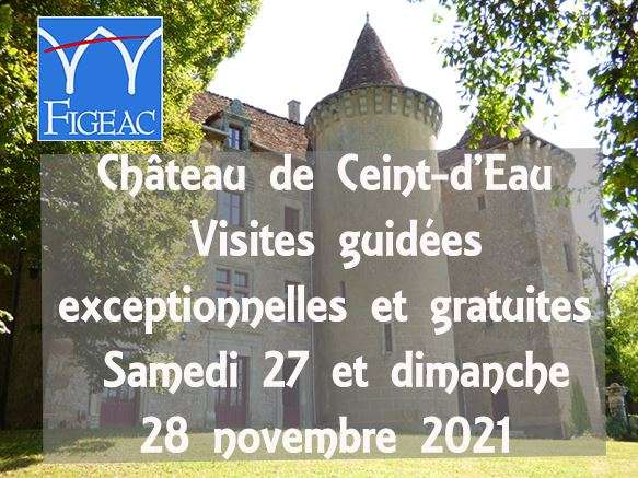 Visites guidées exceptionnelles et gratuites - Château de Ceint-d’Eau Figeac (46)