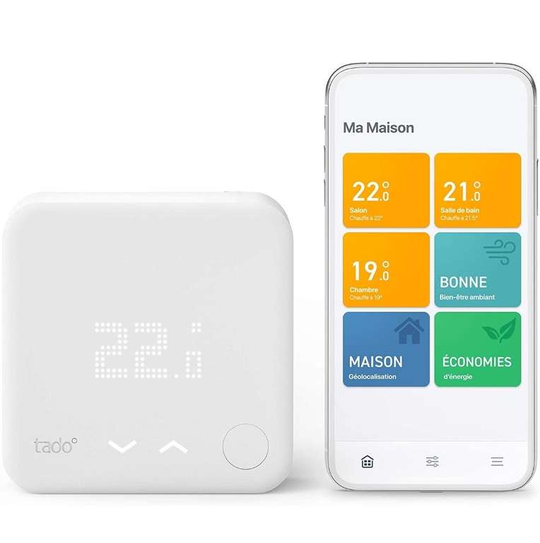 Sélection de Thermostat connectés Tado° en promotion - Ex: Kit de Démarrage V3+